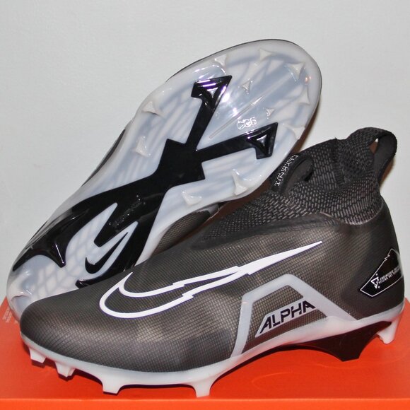 Nike Alpha Menace Elite 3 Football Cleats Mens 14 Black Grey White main image 6